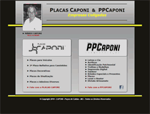 Tablet Screenshot of caponi.com.br